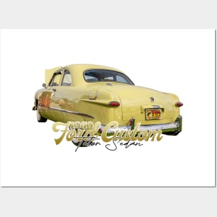 1950 Ford Custom Tudor Sedan Posters and Art